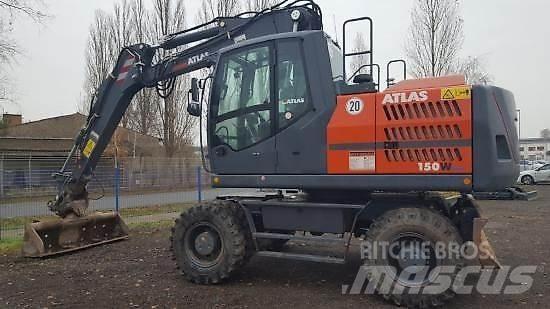 Atlas 150W Gravemaskiner på hjul