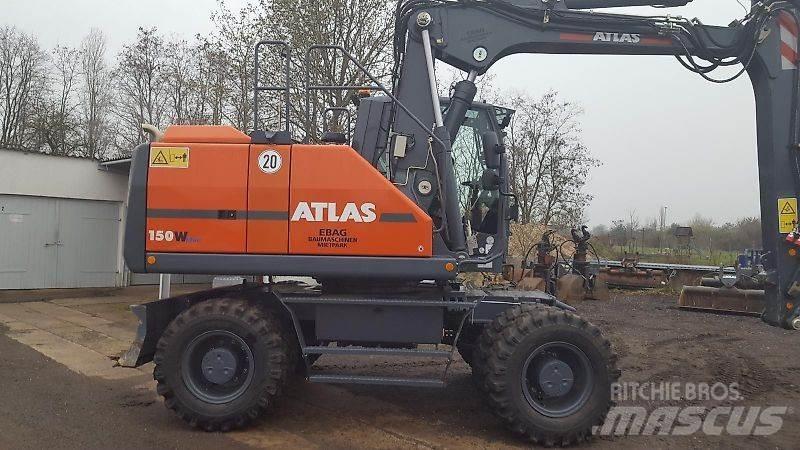 Atlas 150W Gravemaskiner på hjul
