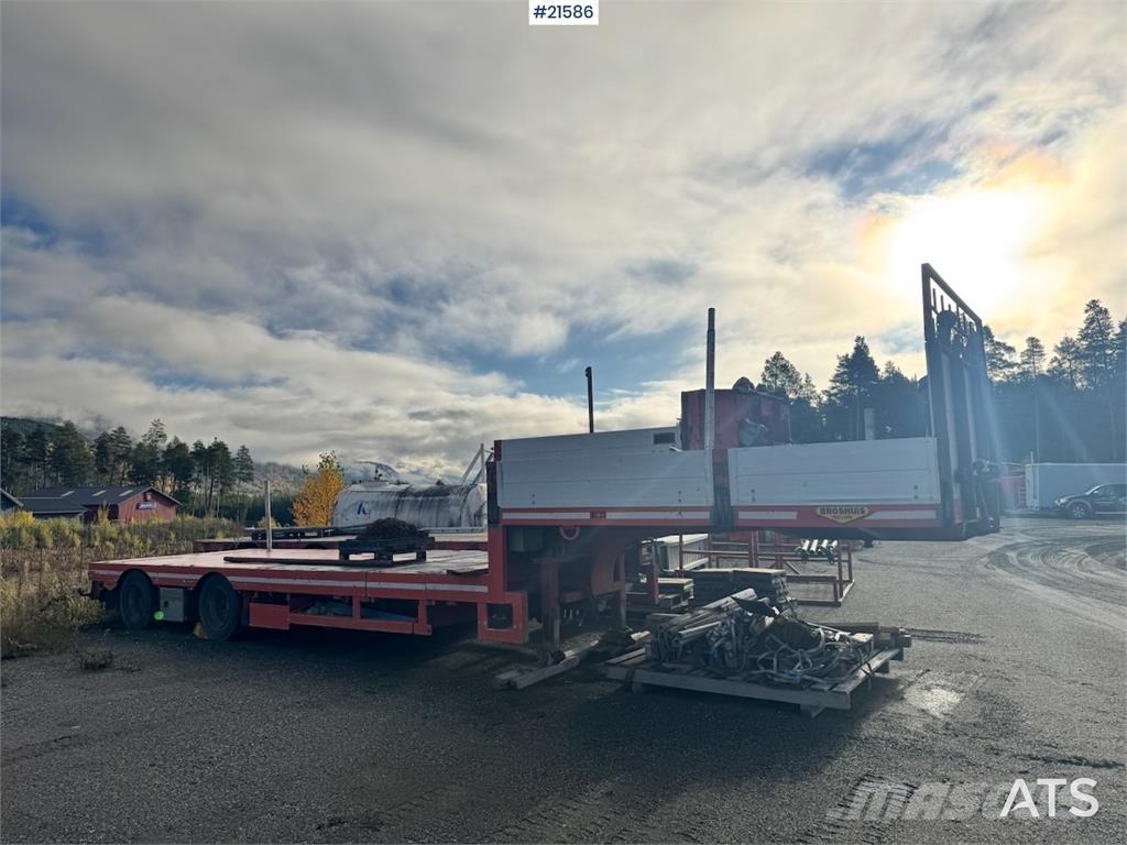 Broshuis crane semi. Andre Semi-trailere