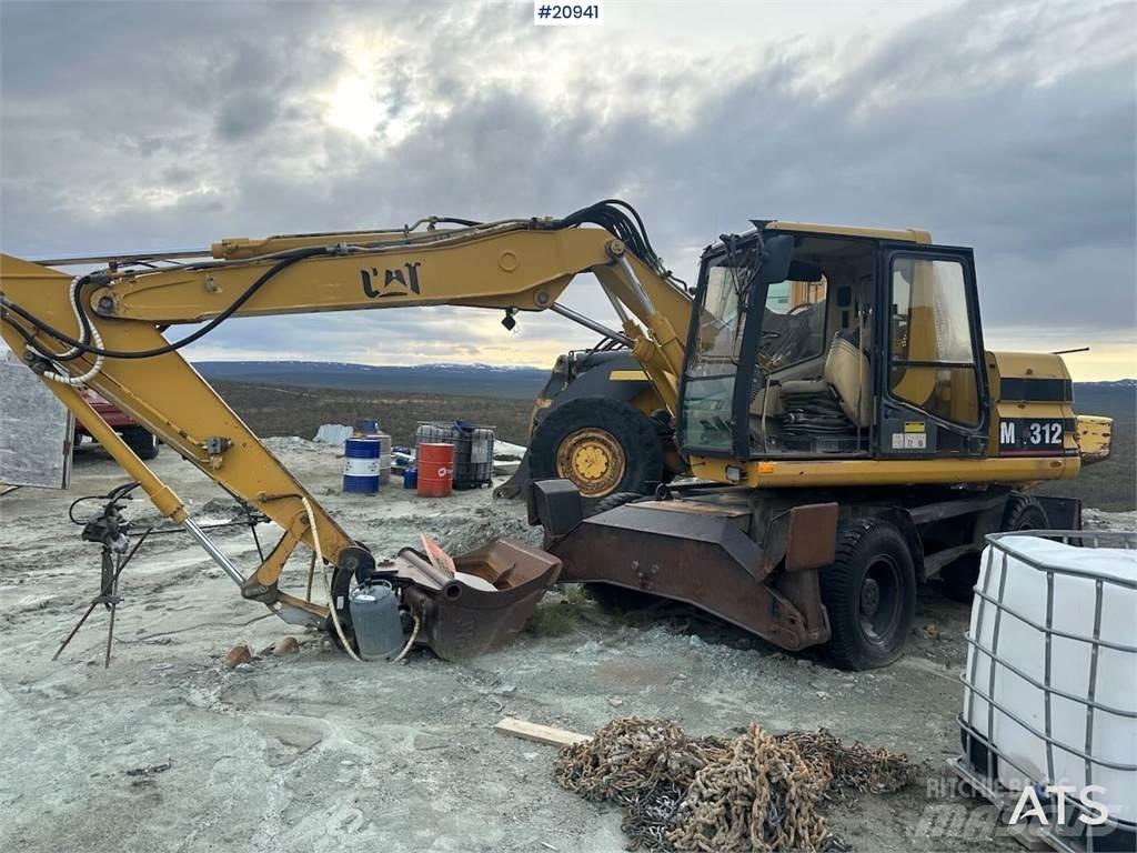 CAT 312 Gravemaskiner på hjul
