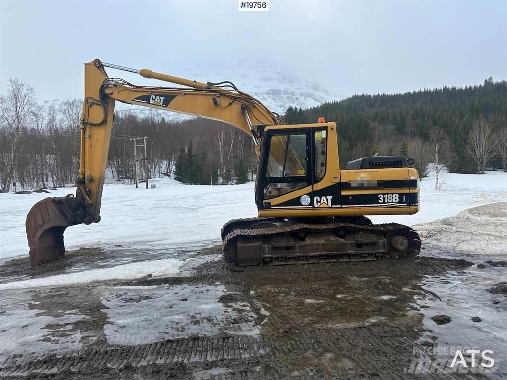 CAT 318BL Gravemaskiner på larvebånd