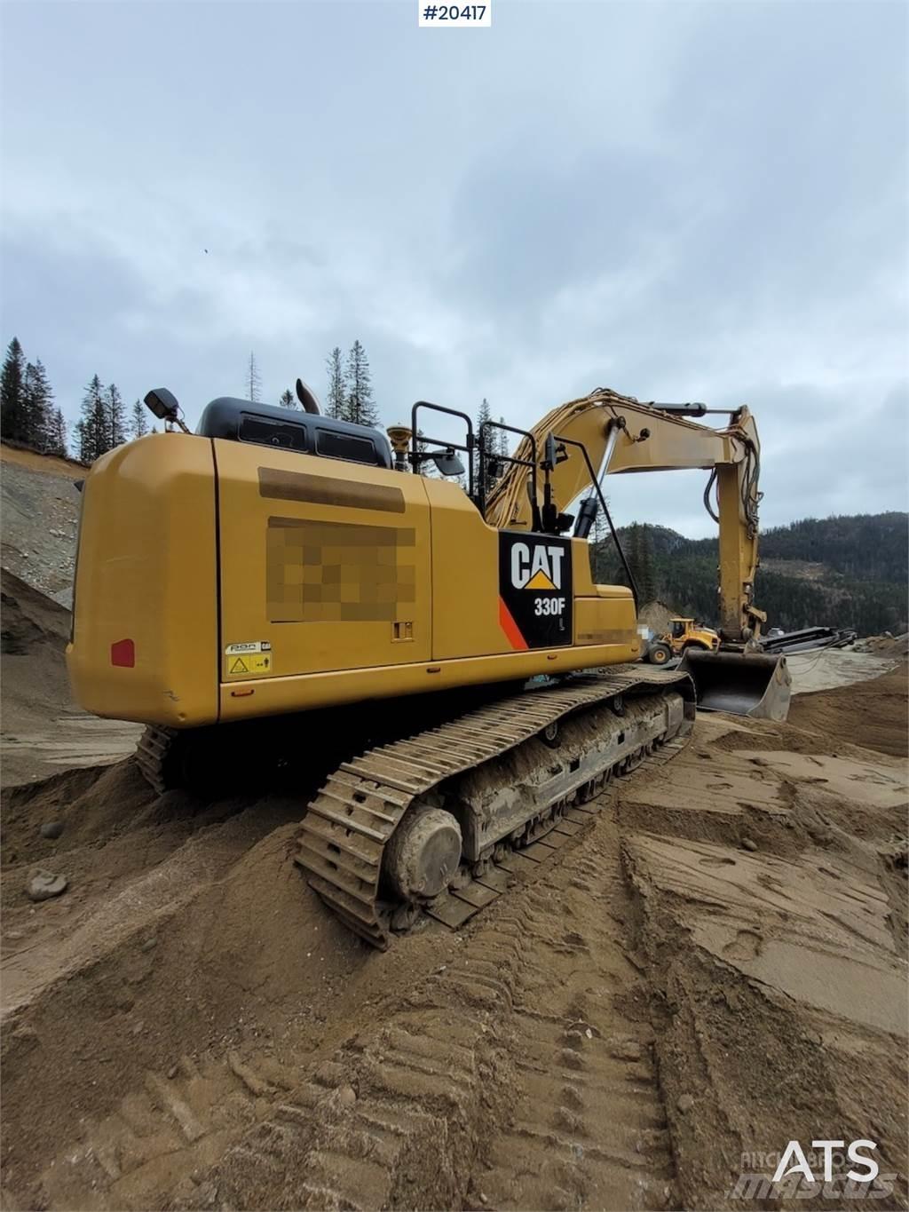 CAT 330F Gravemaskiner på larvebånd
