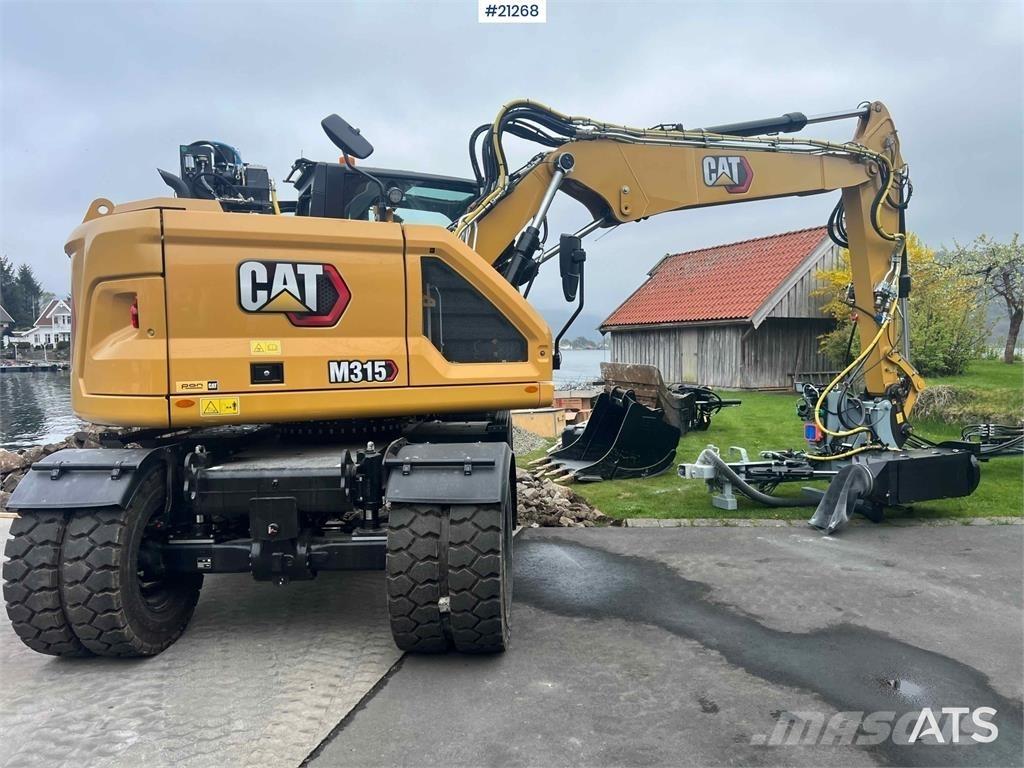 CAT M315 Gravemaskiner på hjul