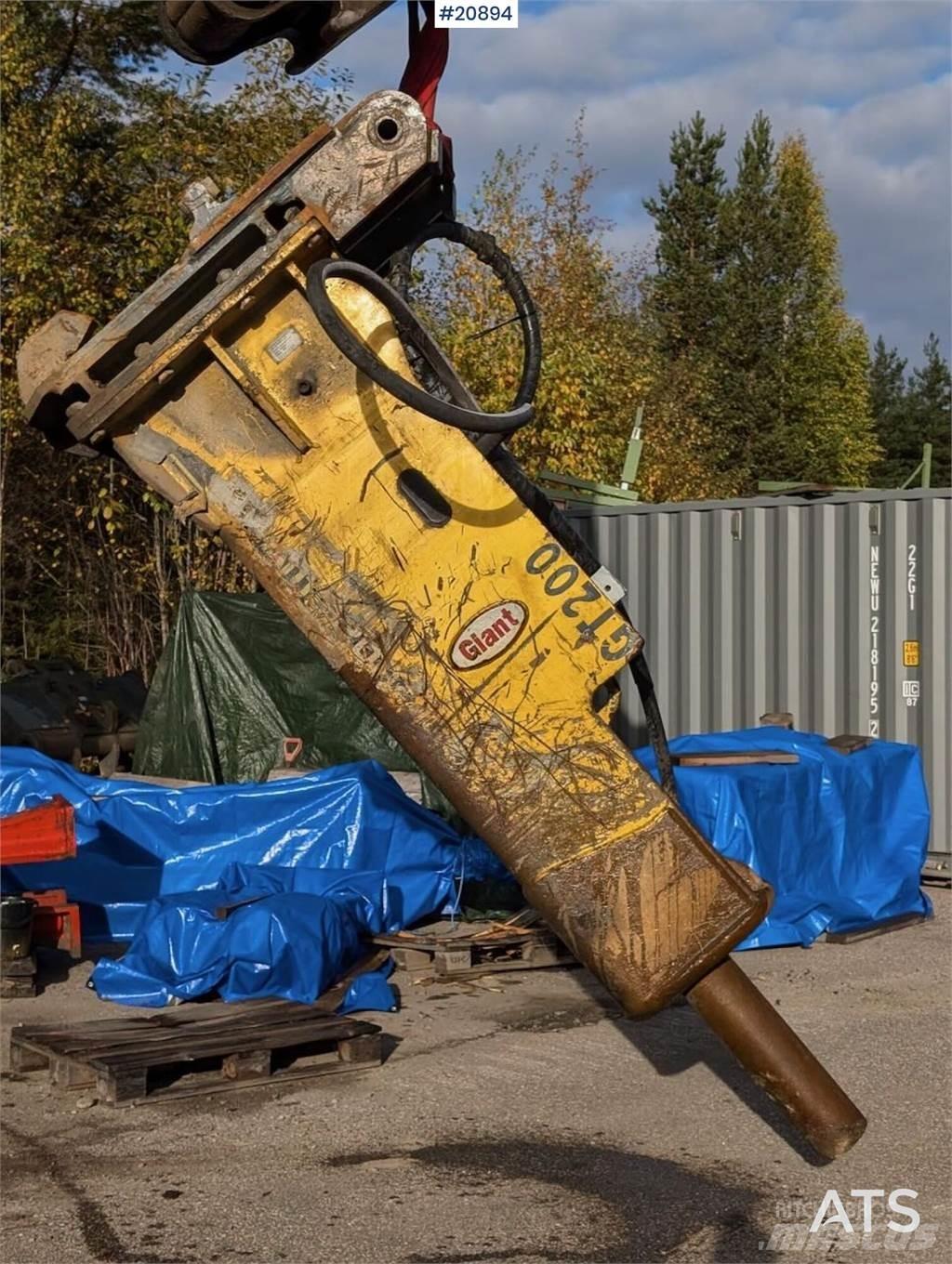GiANT GT200 Hydraulik / Trykluft hammere
