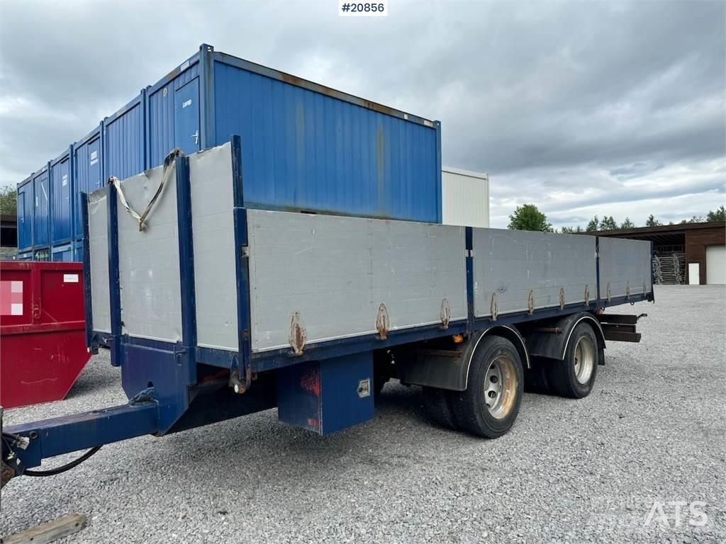 GMF flatebed trailer Anhænger med lad/Flatbed