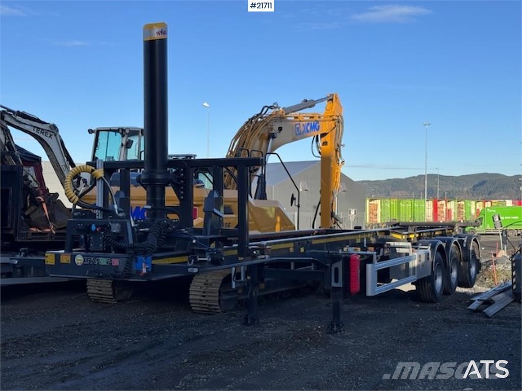 Invepe Containersemi Semi-trailer med containerramme