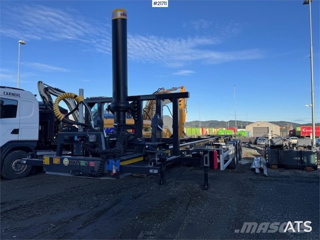 Invepe Containersemi Semi-trailer med containerramme