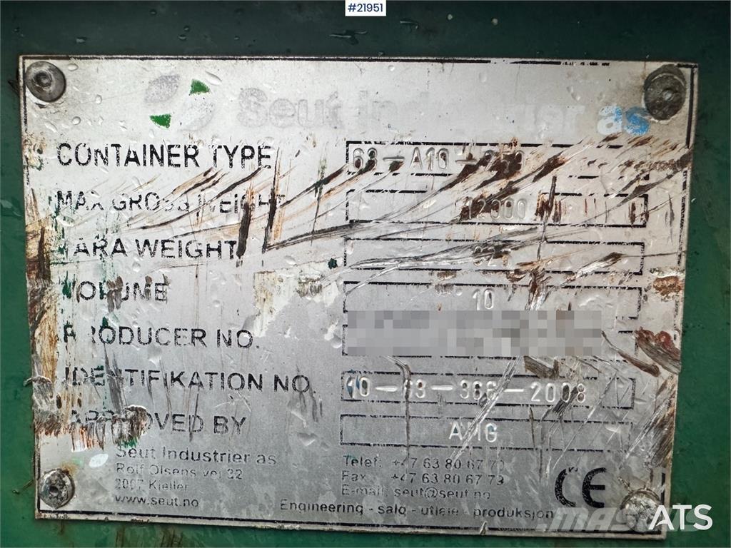  Liftcontainer 10m3 Specielle containere