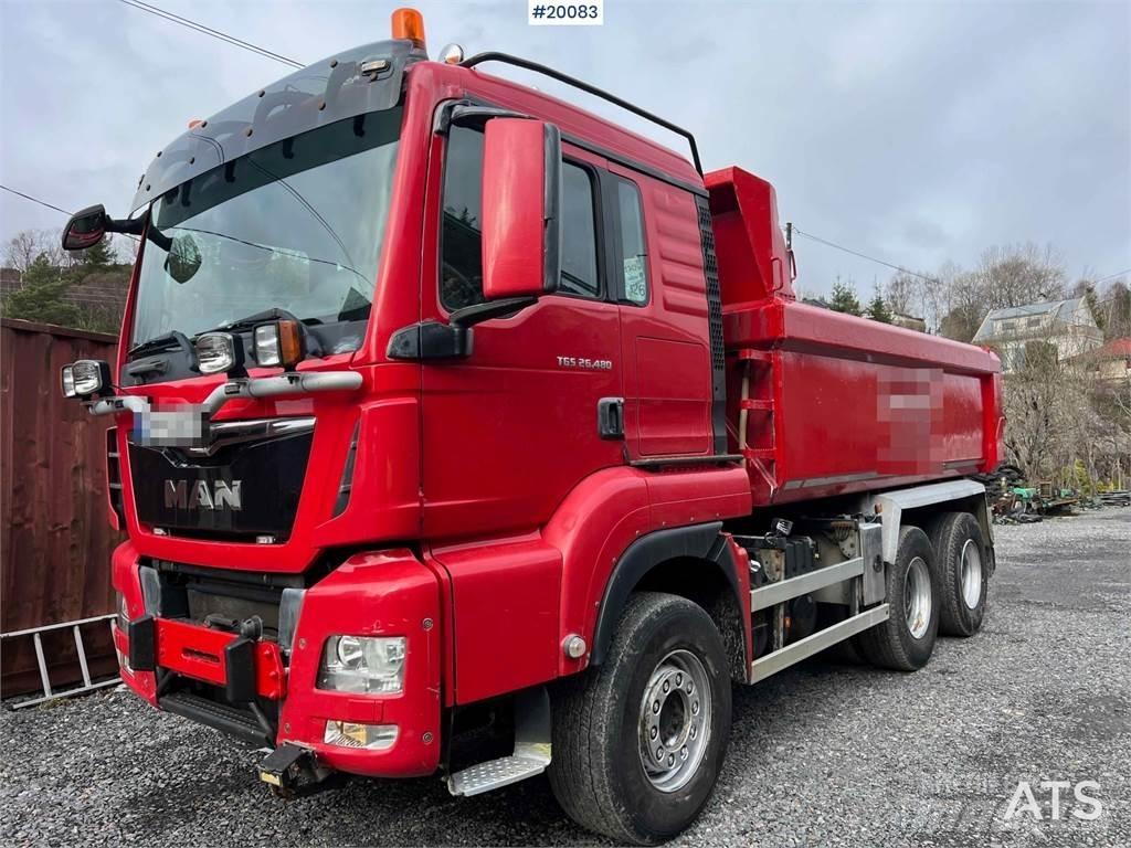 MAN TGS 26.480 Lastbiler med tip