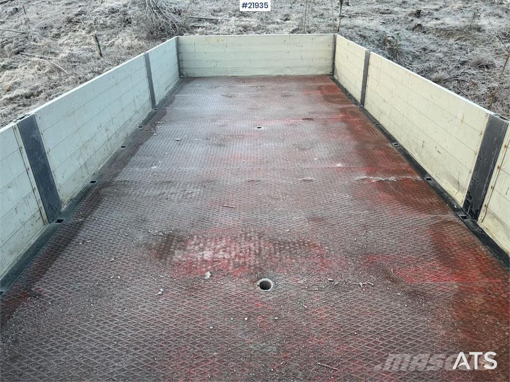 Maur 1-Axle Trailer Anhænger med lad/Flatbed