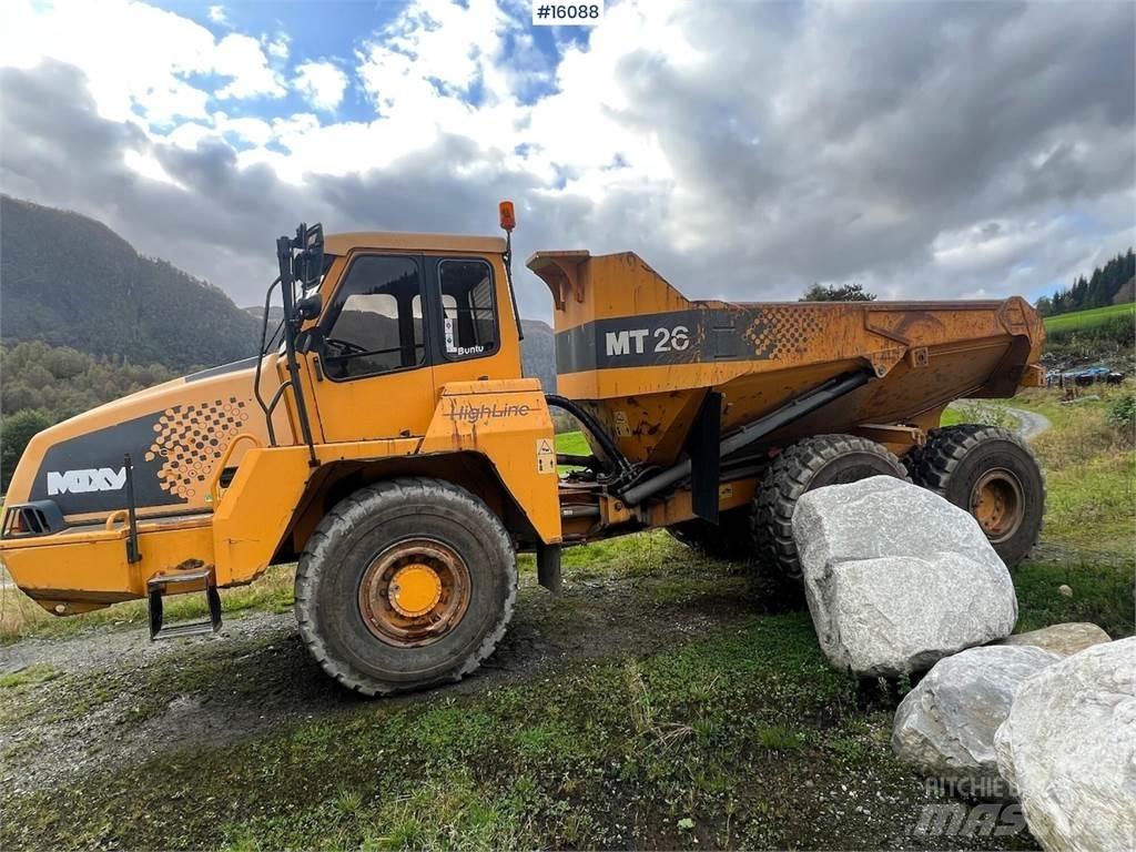 Moxy MT26 dumper. Dumpere