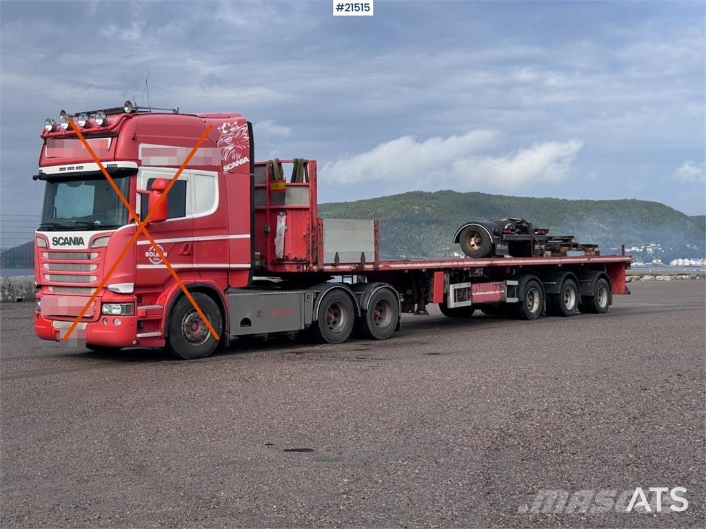  Noteboom 2008 Semi-trailer med lad/flatbed