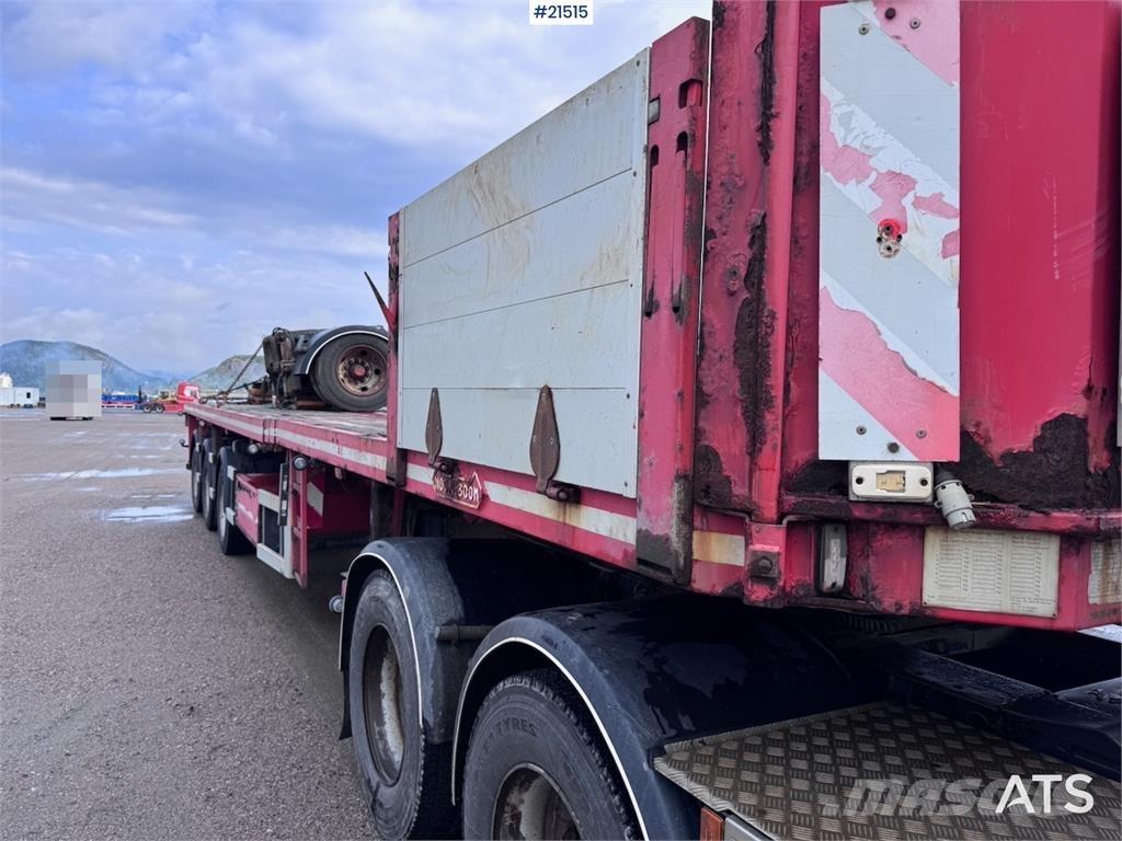  Noteboom 2008 Semi-trailer med lad/flatbed
