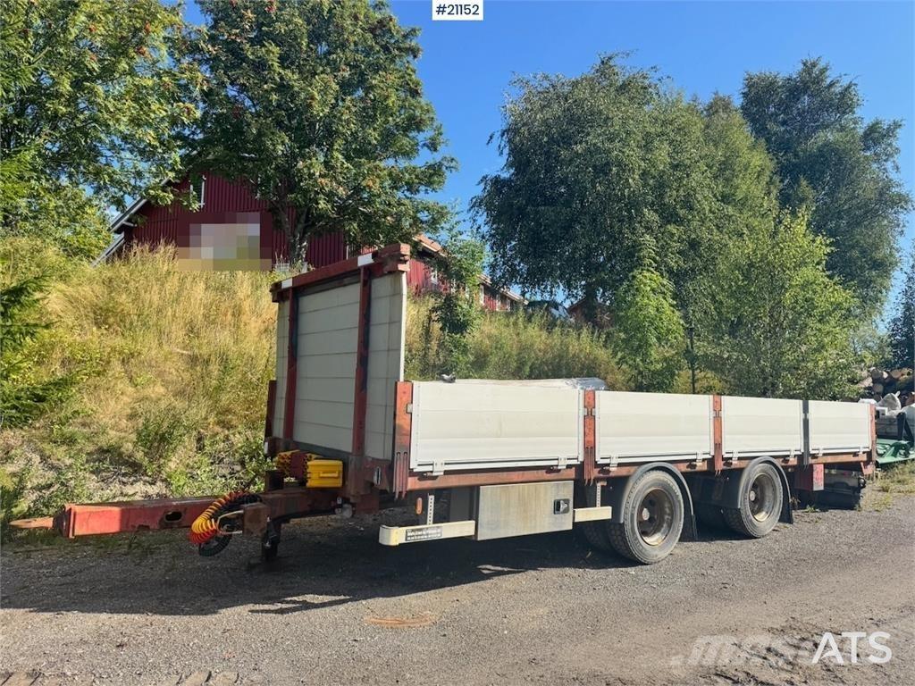 Renders trailer. Anhænger med lad/Flatbed
