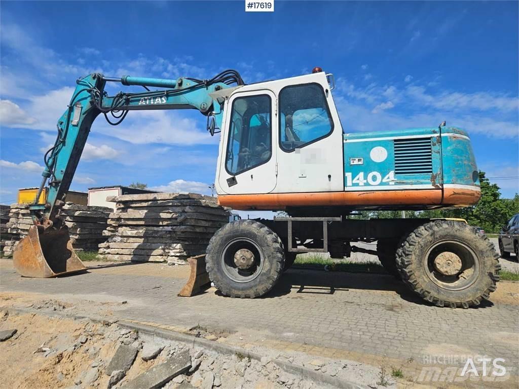 Atlas 1404 Gravemaskiner på hjul