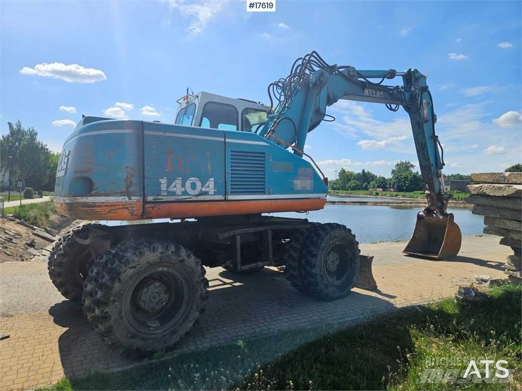 Atlas 1404 Gravemaskiner på hjul