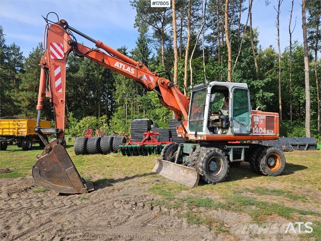 Atlas 1404 Gravemaskiner på hjul