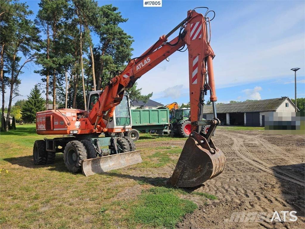 Atlas 1404 Gravemaskiner på hjul