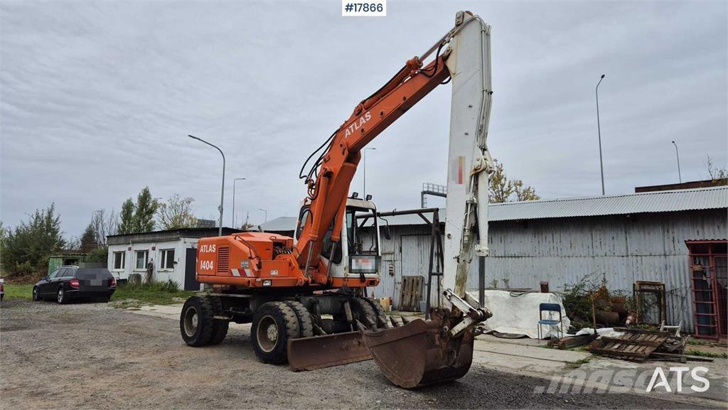 Atlas 1404 Gravemaskiner på hjul