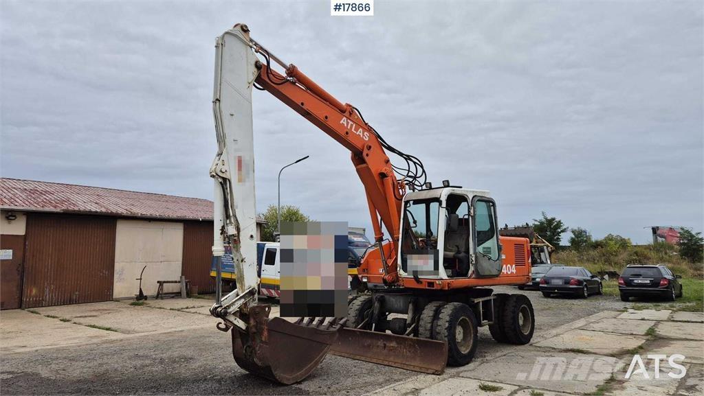 Atlas 1404 Gravemaskiner på hjul