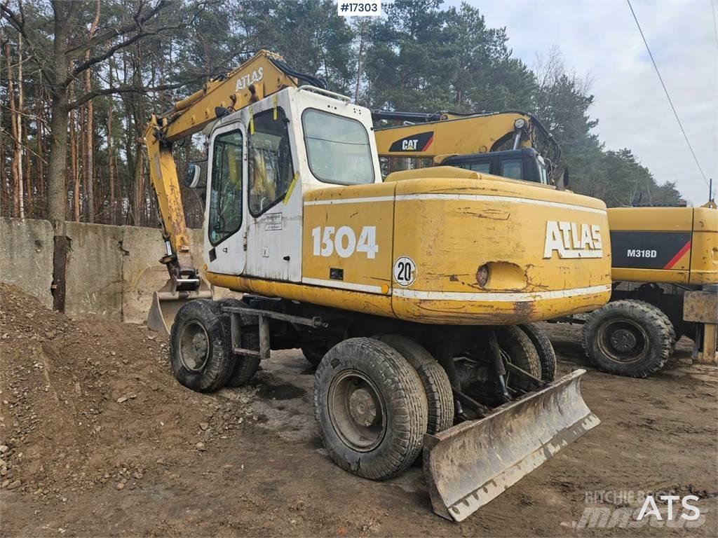 Atlas 1504 Gravemaskiner på hjul