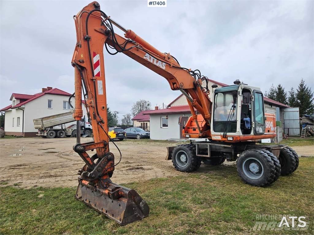 Atlas 1504 Gravemaskiner på hjul