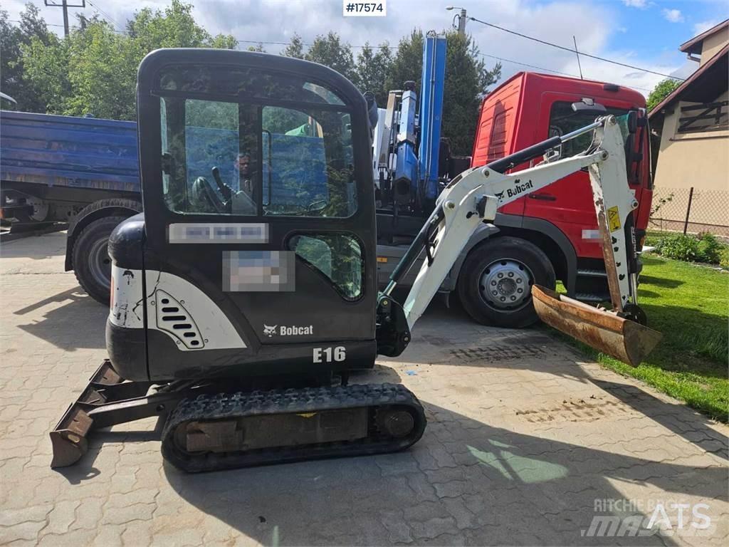 Bobcat E16 Minigravemaskiner