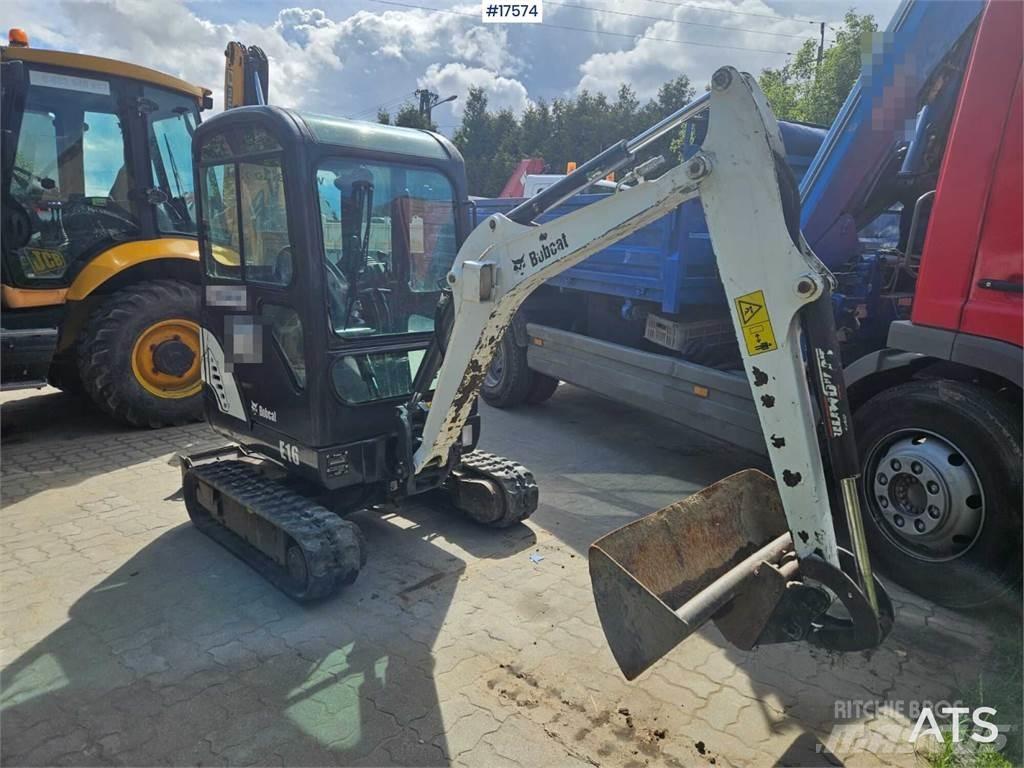 Bobcat E16 Minigravemaskiner