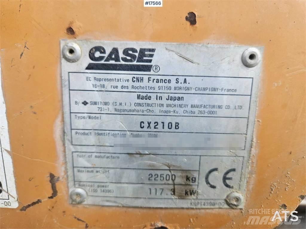 CASE CX210B Gravemaskiner på larvebånd