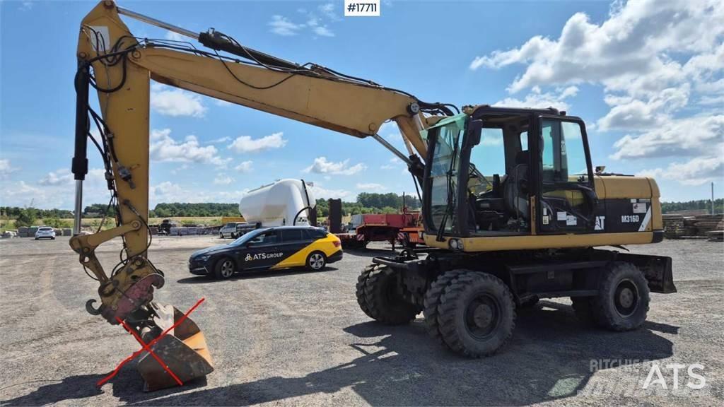 CAT M316D Gravemaskiner på hjul