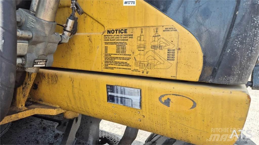 CAT M316D Gravemaskiner på hjul