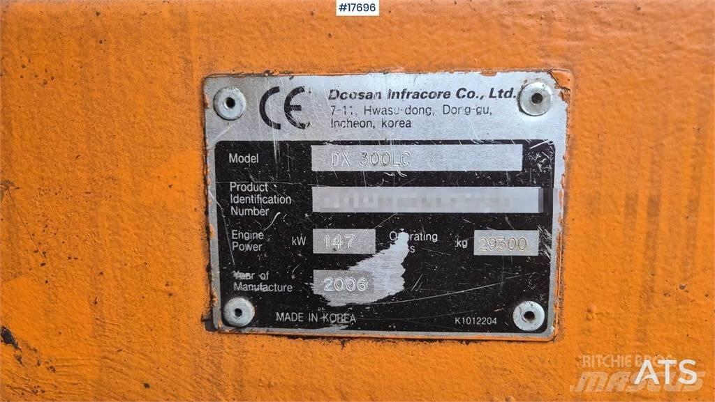 Doosan DX 300 LC Gravemaskiner på larvebånd
