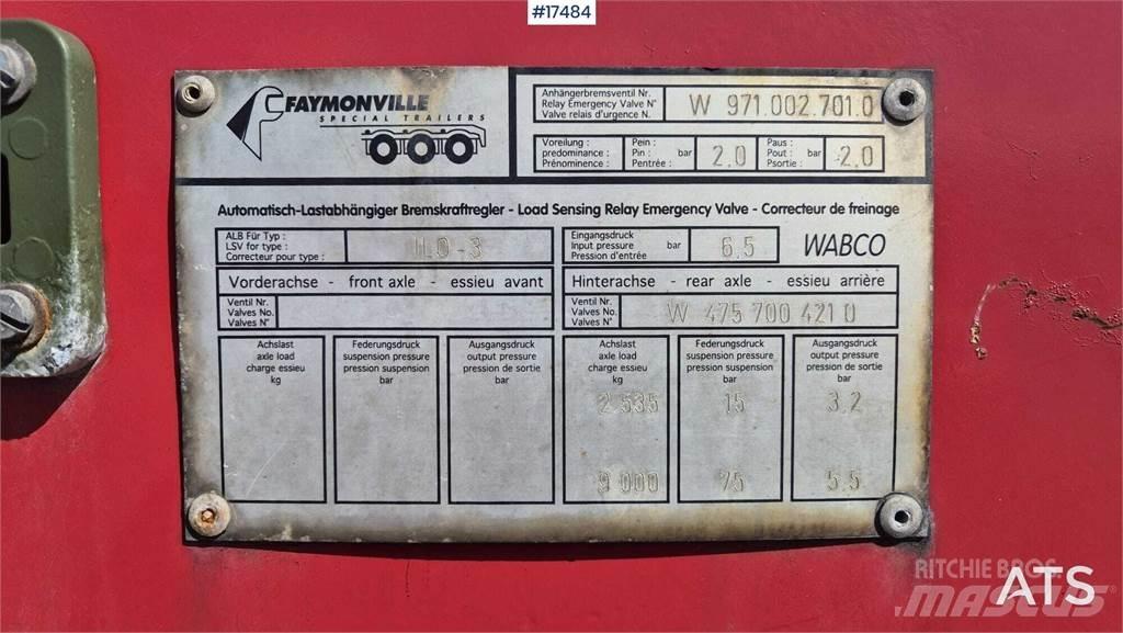 Faymonville ILO - 3 Semi-trailer blokvogn