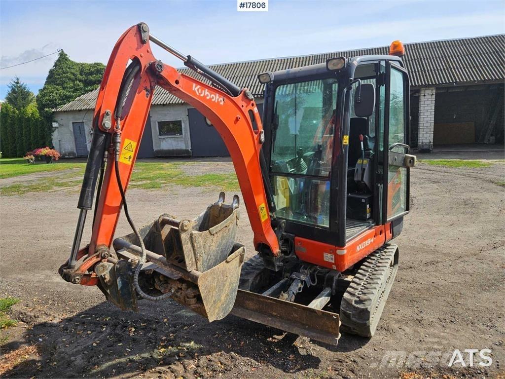 Kubota KX019-4 Minigravemaskiner