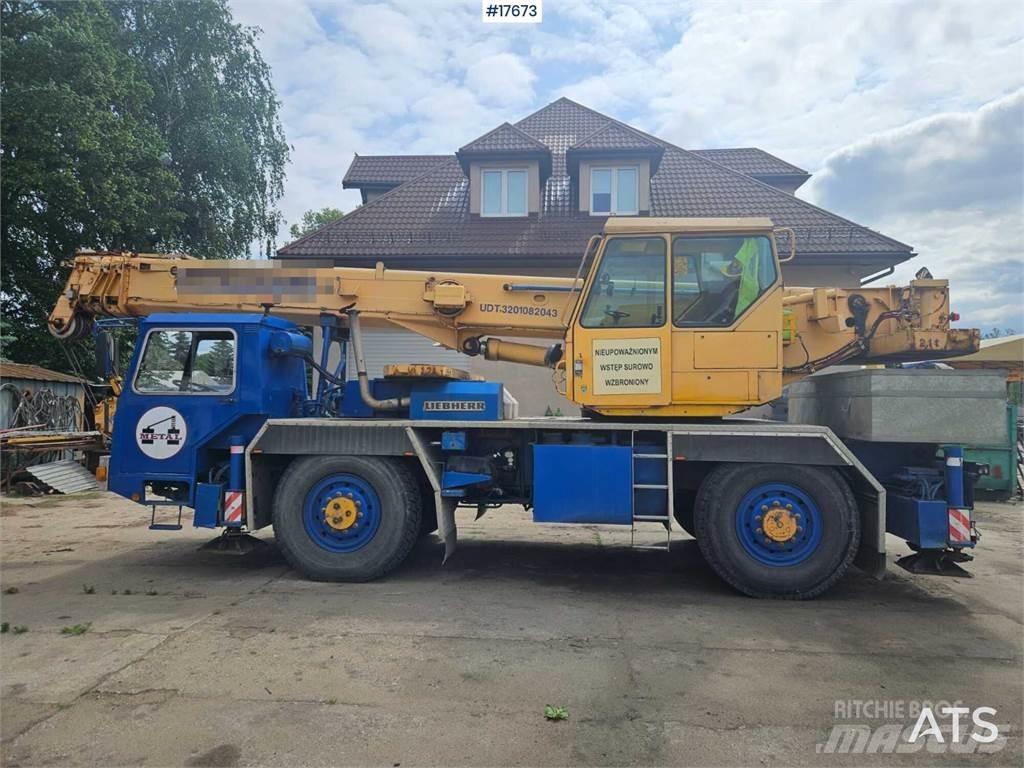 Liebherr LTM 1025 Kraner til alt terræn