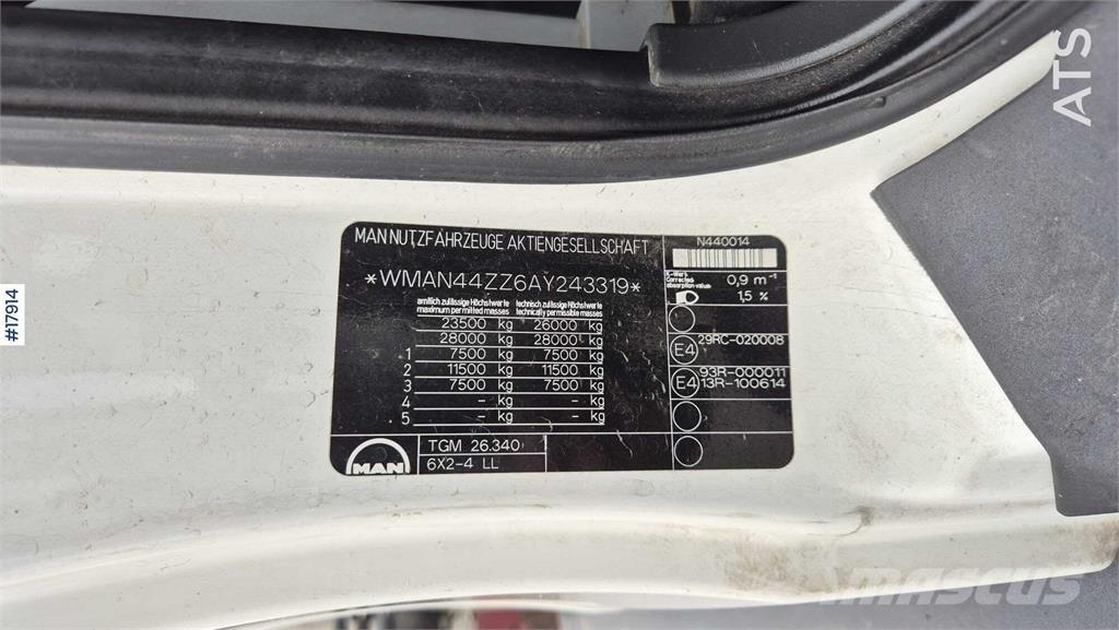 MAN TGM 26.340 Lastbil med kran