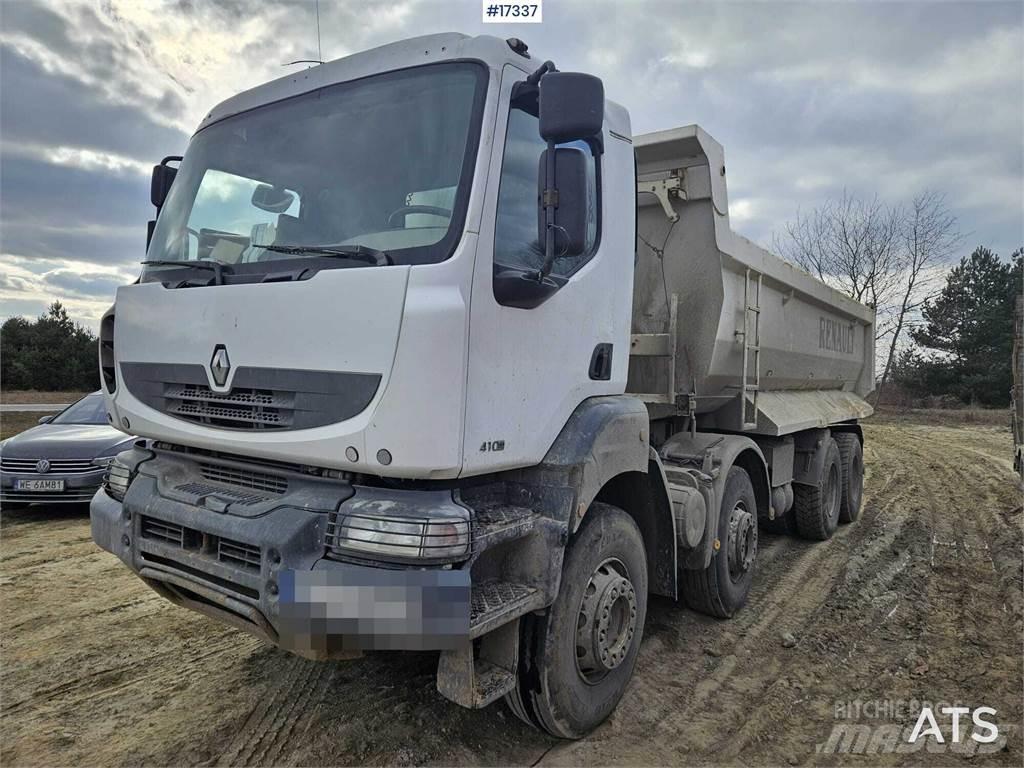 Renault Kerax 8x4 Lastbiler med tip