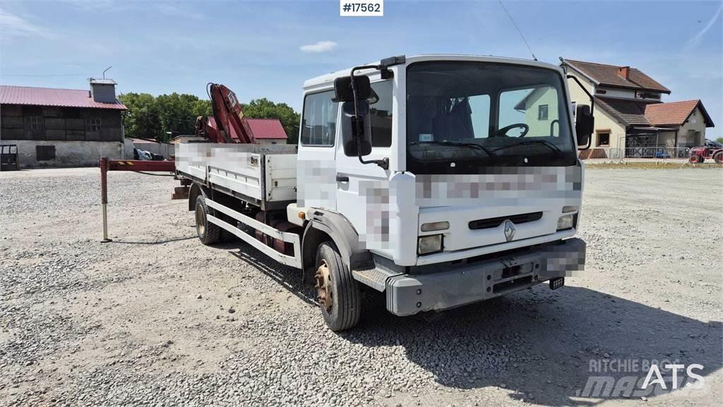 Renault M180 Lastbil med kran