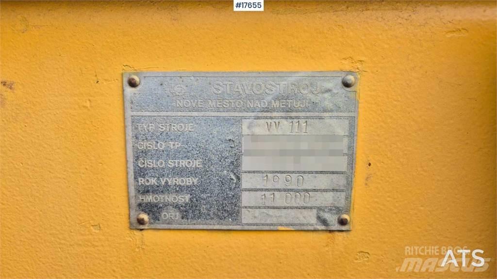 Stavostroj VV 111 Enkelt tromle