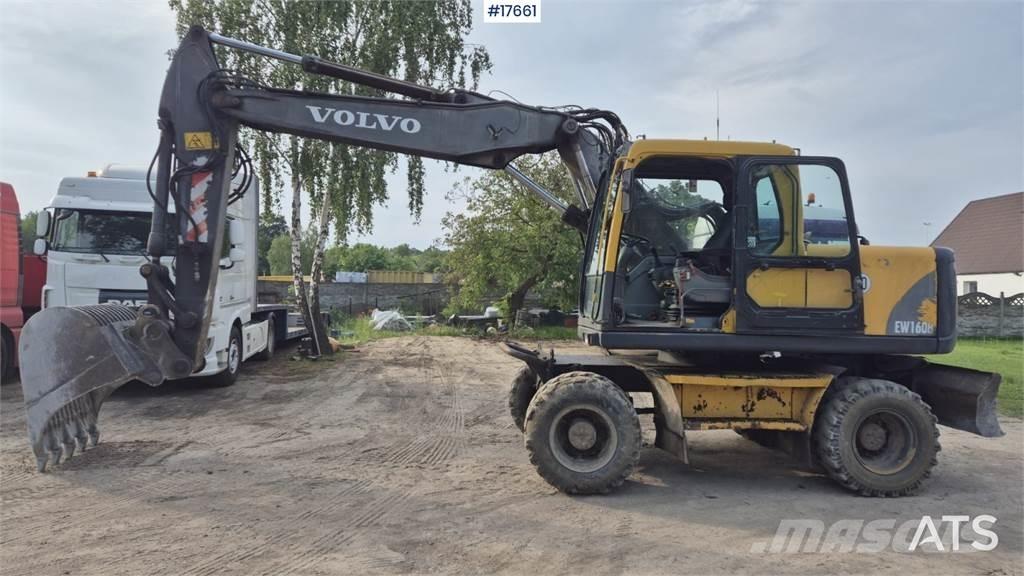 Volvo EW 160B Gravemaskiner på hjul