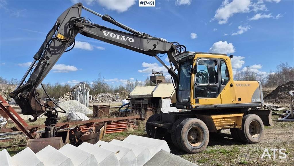 Volvo EW160B Gravemaskiner på hjul
