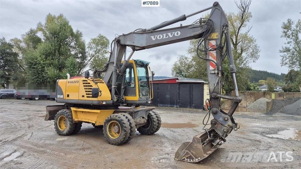 Volvo EW160B Gravemaskiner på hjul