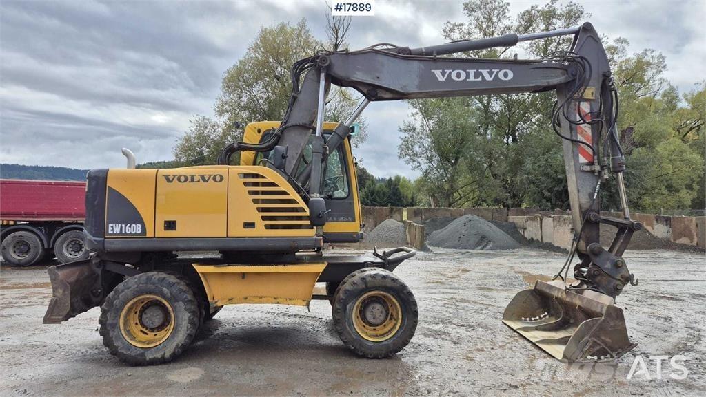 Volvo EW160B Gravemaskiner på hjul