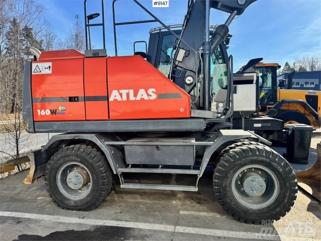 Atlas 160W Gravemaskiner på hjul