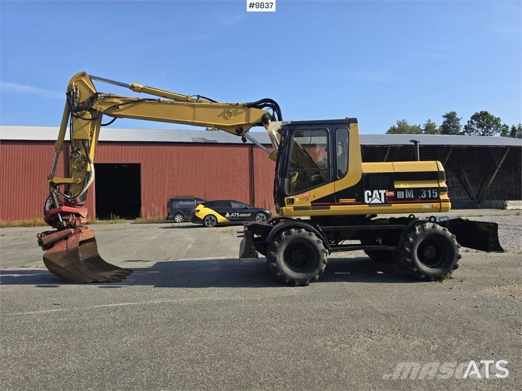 CAT M315 Gravemaskiner på hjul