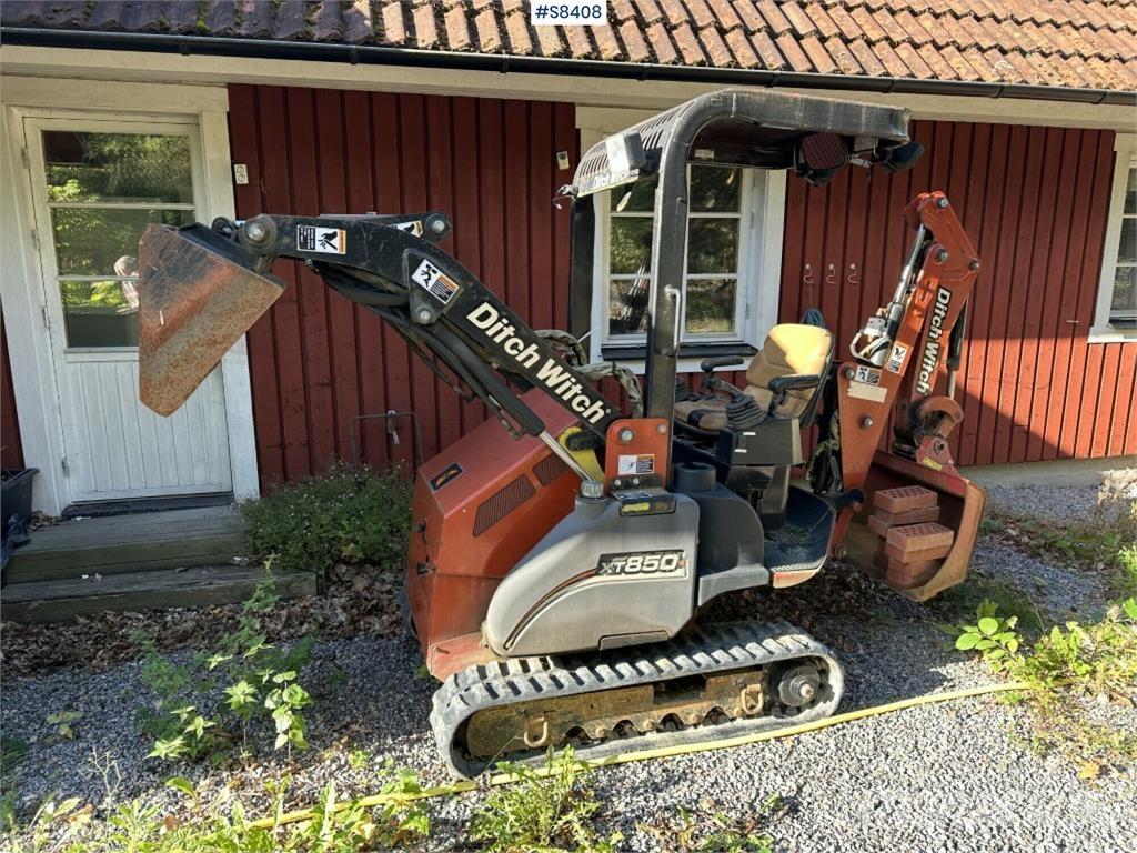 Ditch Witch XT850 Minilæsser - skridstyret