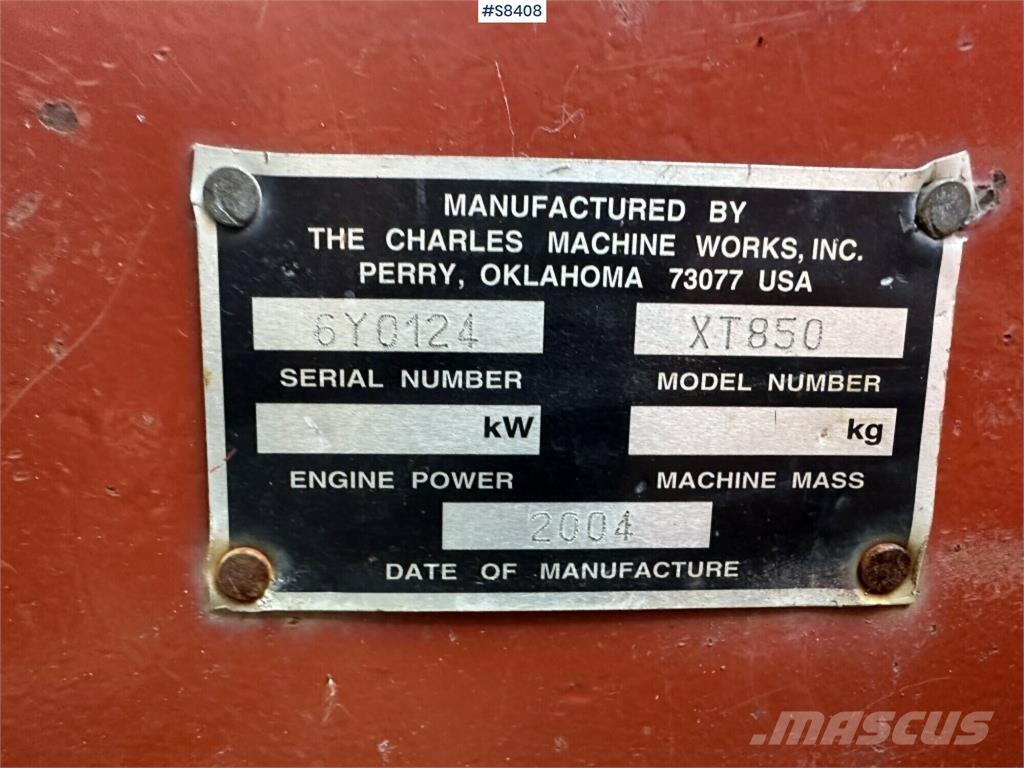 Ditch Witch XT850 Minilæsser - skridstyret