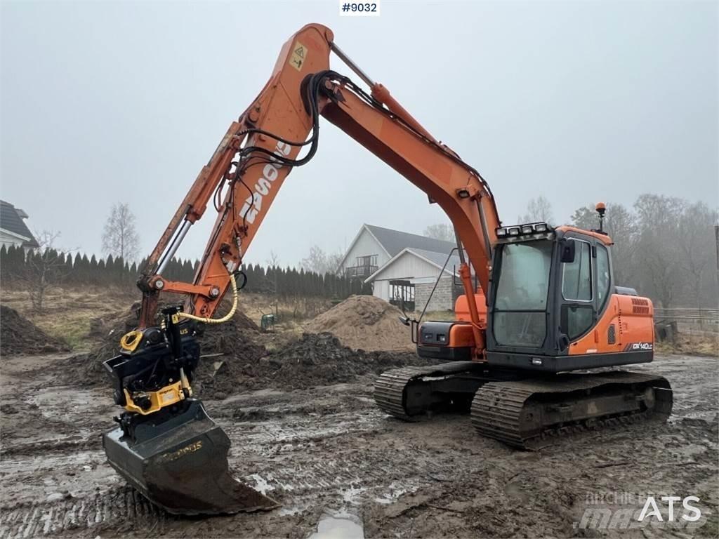 Doosan DX140LC Gravemaskiner på larvebånd