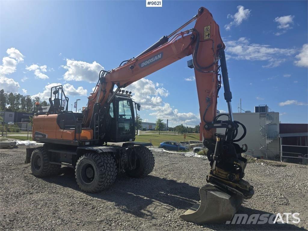 Doosan DX160W-5 Gravemaskiner på hjul
