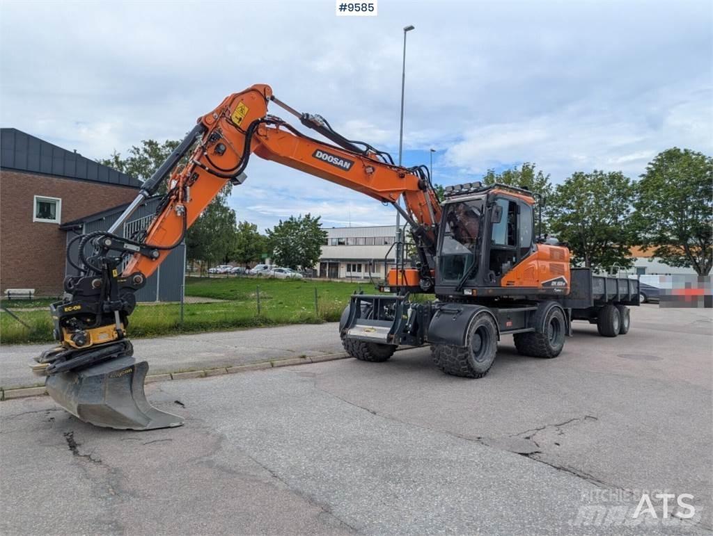 Doosan DX160W-7 Gravemaskiner på hjul
